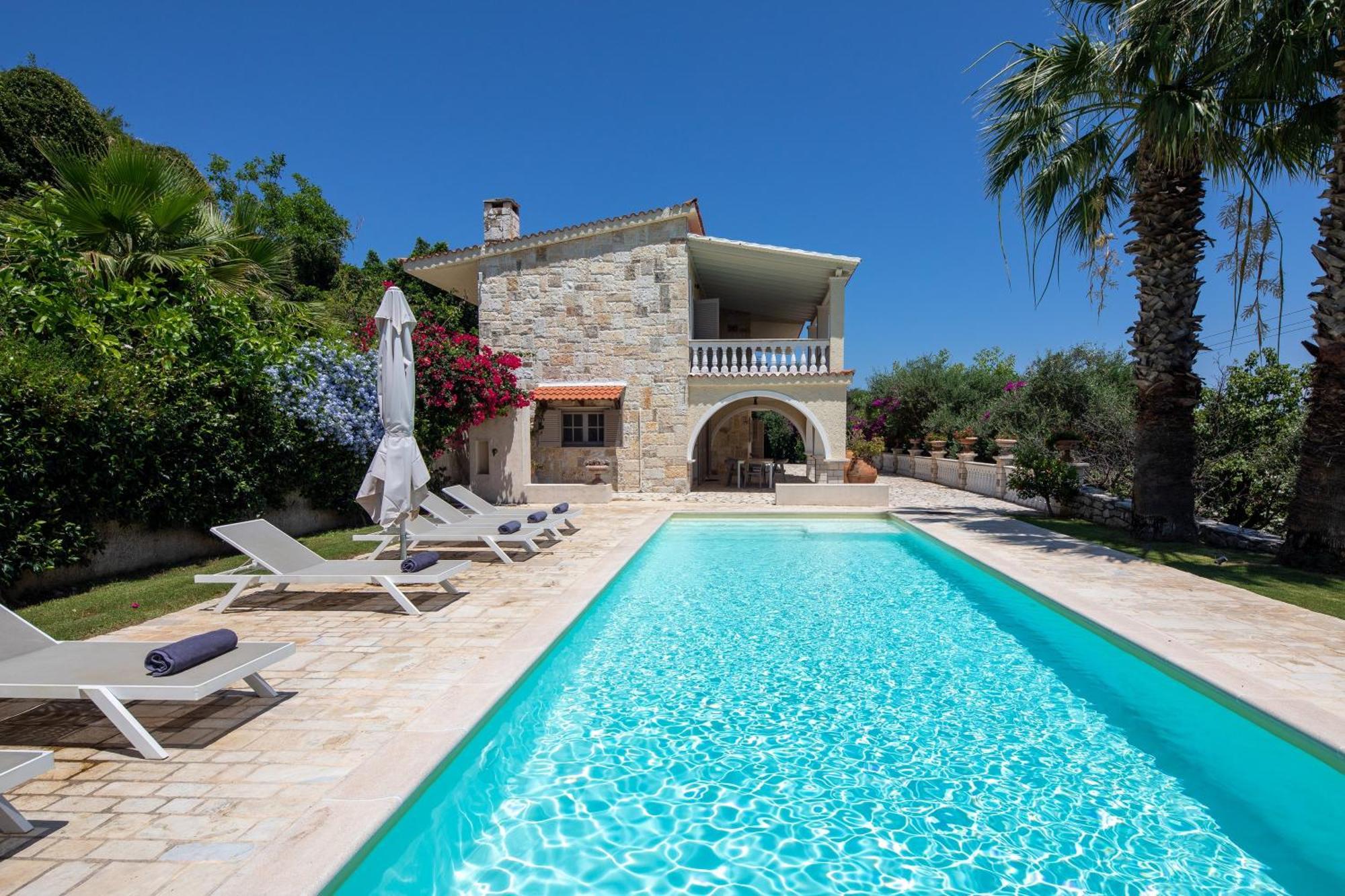 Ionian Garden Villas - Villa Pietra ベニテス エクステリア 写真